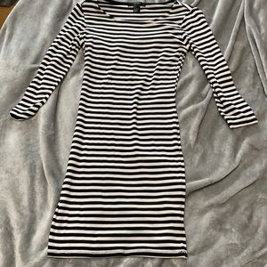 Black and white dress